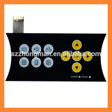 Remote controller embossing membrane keypad