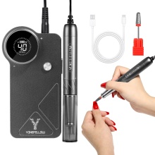 Prompt Sound Portable Nail Master: YOKEFELLOW Brushless Nail Drill 40000rpm Efile Nail Drill
