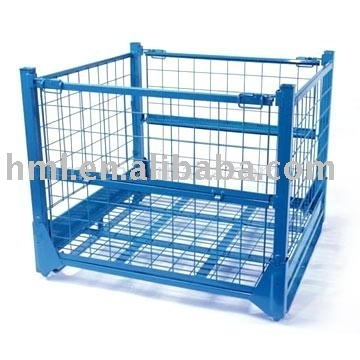 Rigid Collapsible Wire Mesh Container,wire container,roll cage