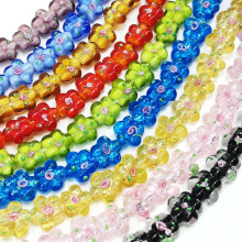 Wholesale G103 Handcrafted Millefiori Lampwork Glass Flower Beads for Jewelry Making