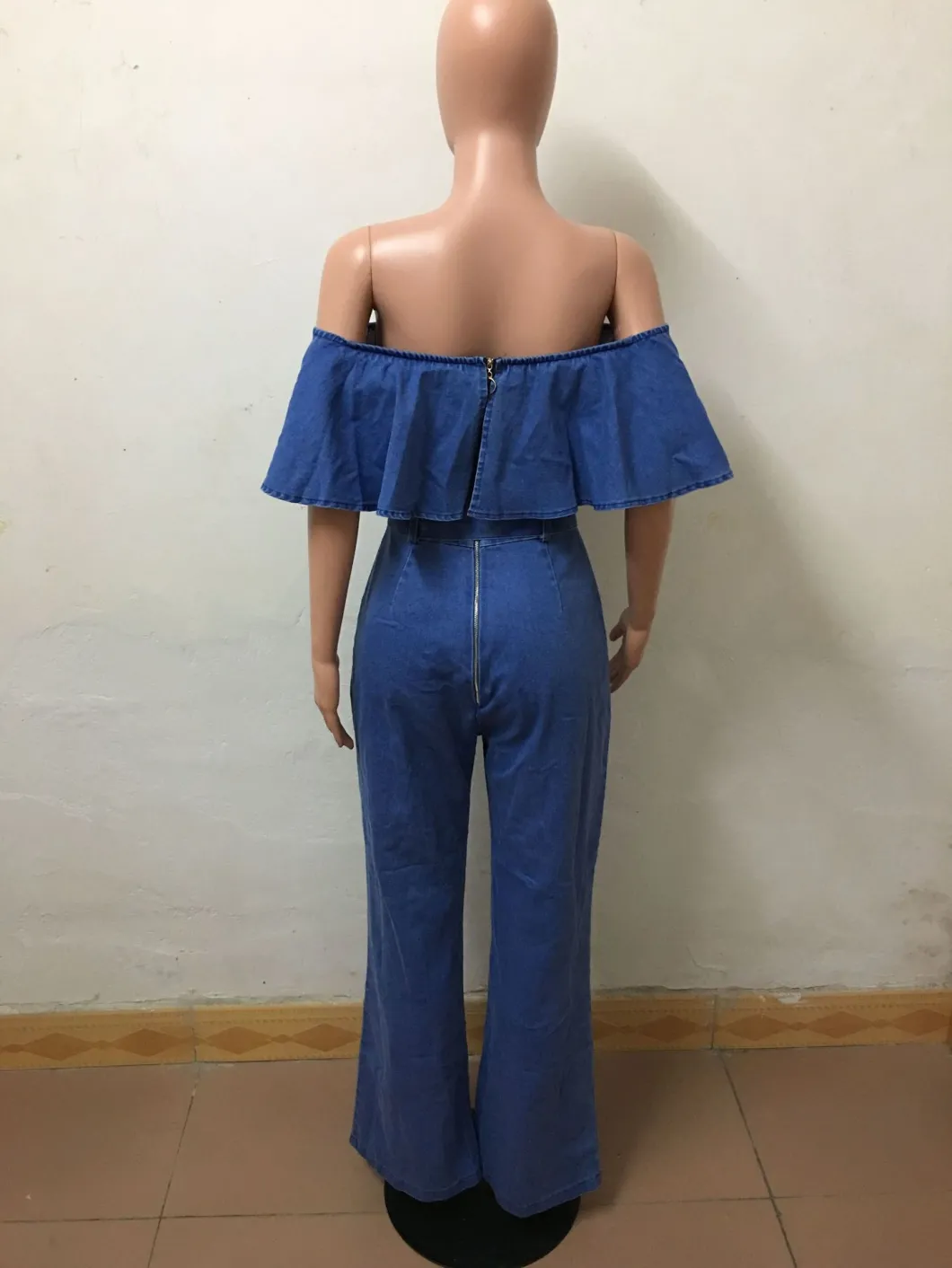 New Arrivals Trendy Casual Clothing Ruffle Rompers Jumpsuit for Women
