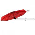 Umbrella đúc hẫng gắn tường 8,5ft với cực có thể điều chỉnh