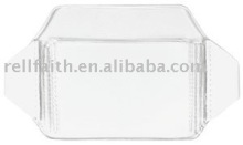 Horizontal Back-load Clear Vinyl Arm Band Badge Holder