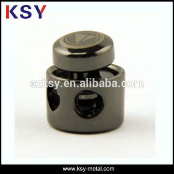 Hot sell gun metal cord end stopper for garments