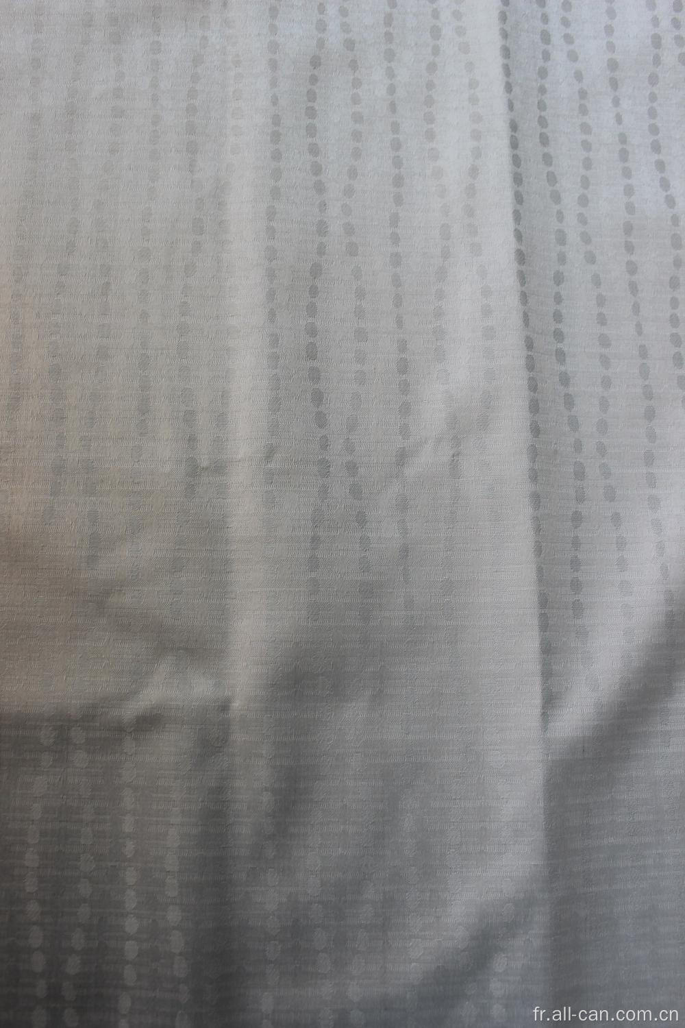 Tissu de rideau de revêtement Jacquard