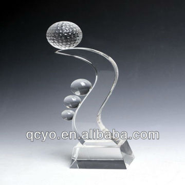 China unique customize acrylic sailing trophies from Guangdong