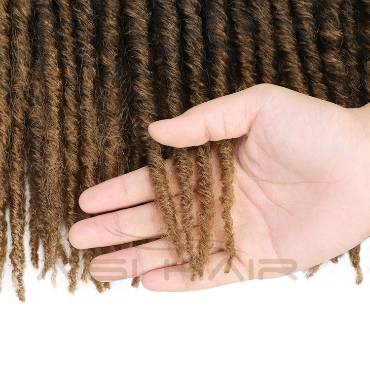 Aisi Hair 16 Inch Ombre Color Goddess Dreadlocks Crochet Braids 20 Inch Faux Locs Afro Braiding Hair Extensions for Black Women