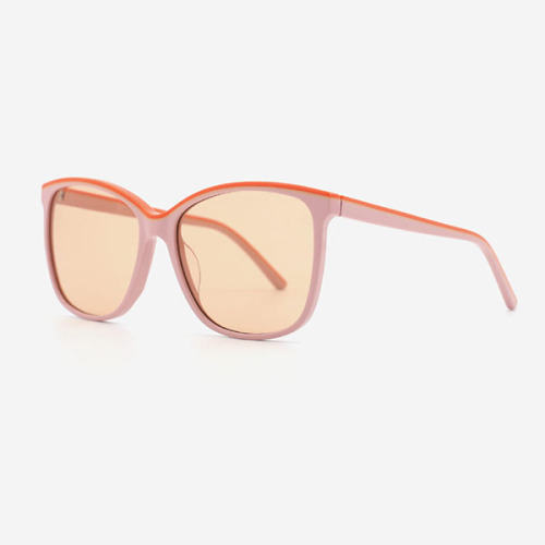 Cat Eye Lamination Acetate Female Sunglasses 23A8098