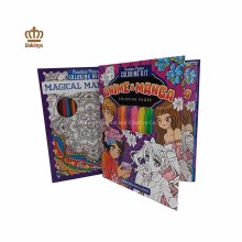 Custom Printing Children's Board Book: Educational Sketch & Coloring Book for Kids