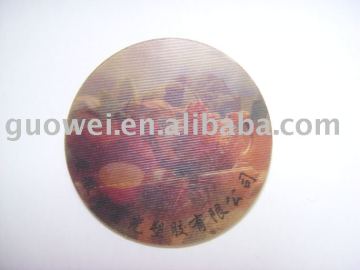 3D lenticular sticker