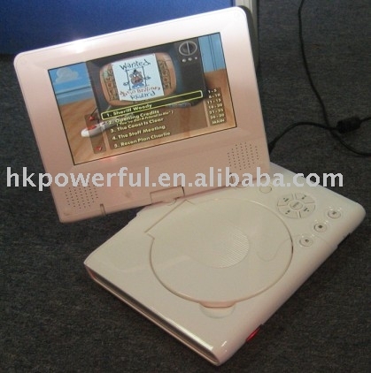 7 inch portable DVD player with TV PD701