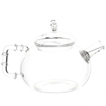 Individual Cute Tea Pots Glass Tea Carafe 600ml Coffee Pots