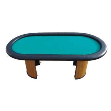 Custom design oval wood poker table, oval casino poker table