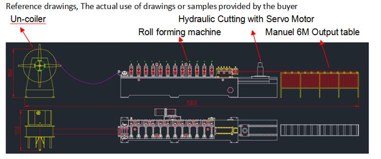 shutter door forming machine