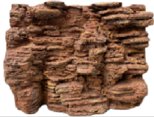 Desert style ecological tank landscaping board