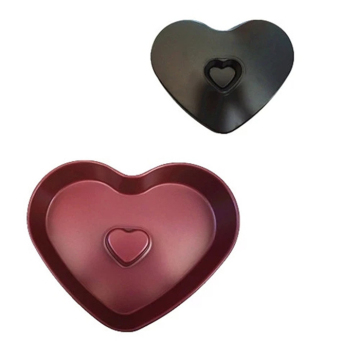 Coating colorfulbanking heart shaped bundt pan