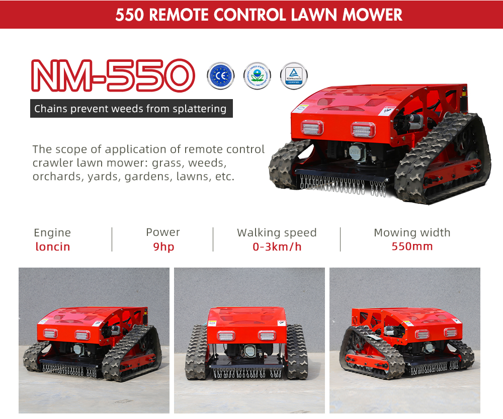 05 Crawler Wheel Type Remote Control Mower