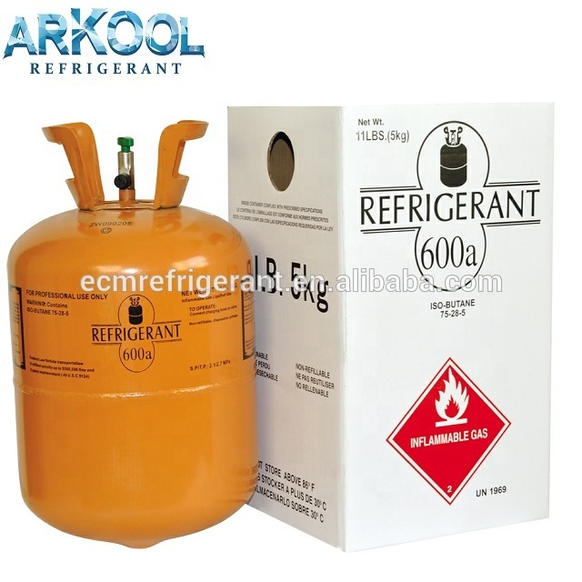 cold gas R134a R600a R290 refrigerant A/C spare parts refrigerant high purity 99.9% CE in hydrocarbon