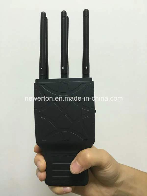 Handheld 6 Bands Jammer for All 2g 3G 4G Phone/Powerful 6 Antenna Cellphone Signal Blocker