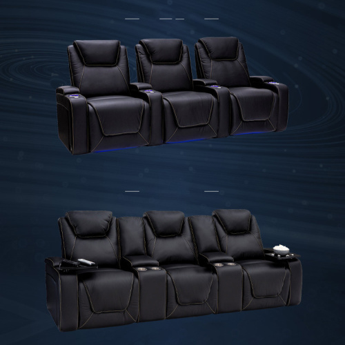 Electric VIP Home Theater Leather Recliner Sofa