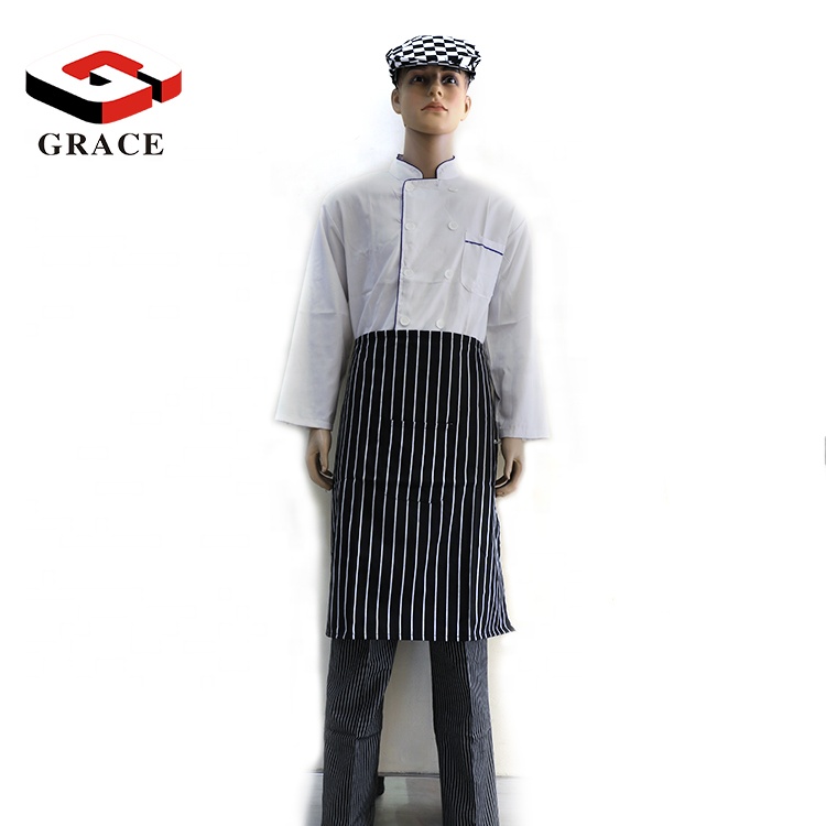 Professional Restaurant Cook Trousers Stripe Unisex Chef Uniform Pants