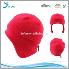 Hot sale promotional sports skull polar fleece cap with earflap
