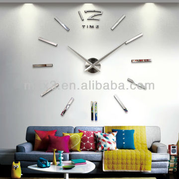 Clock 2015 Wall Mirror Acrylic Sticker