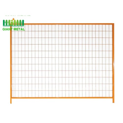 Hot sale construction canada powder coated temporary fencing