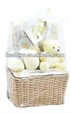 160gsm fashion basket design baby gift sets