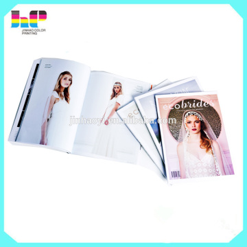 wedding dress photo catalogue bride abulm made in China Shenzhen magazine printing