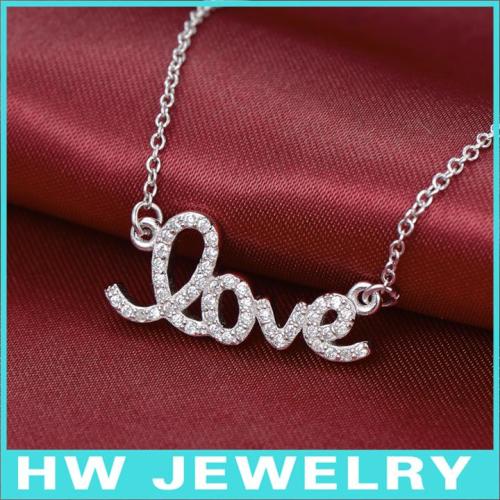 925 sterling silver cz necklaces