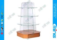 Four shelves Tempered Glass Display Showcases , Shop Gondol