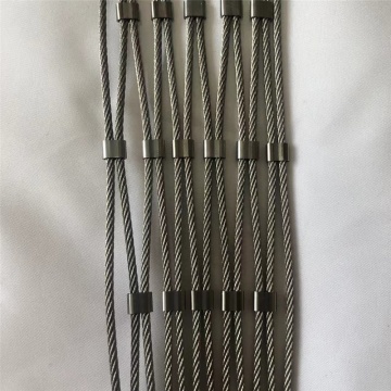 Stainless Steel Flexible Wire Rope Mesh for Peacock Aviary and Zoo Enclosures