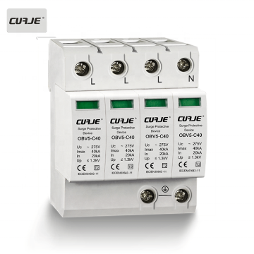 CE Certified 40kA SPD Lightning Surge Protector