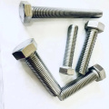 SS304 atau SS316 Plain Silvery Hex Bolt