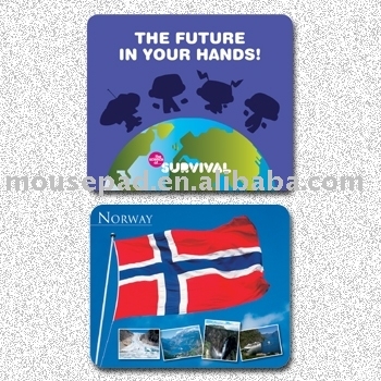 Hard surface mouse pad