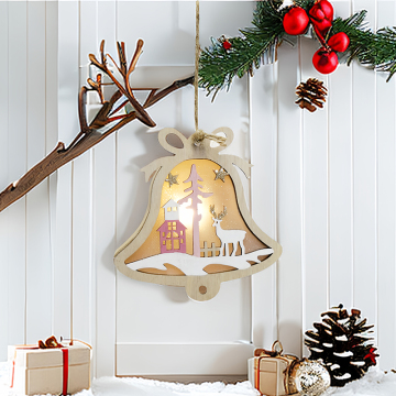 Hot Sale Christmas Tree Hanging Ornament Wooden Christmas For Christmas Decoration