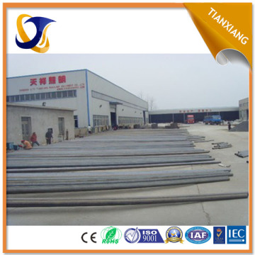 hot galvanized double arm street light pole