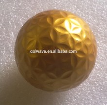 2layer high quality golden golf balls,colored golf ball,gold golf ball(new dimples)