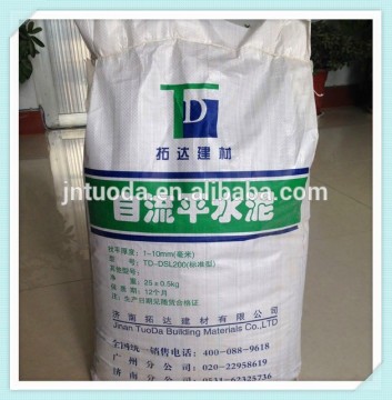 High strength self-leveling cement floor