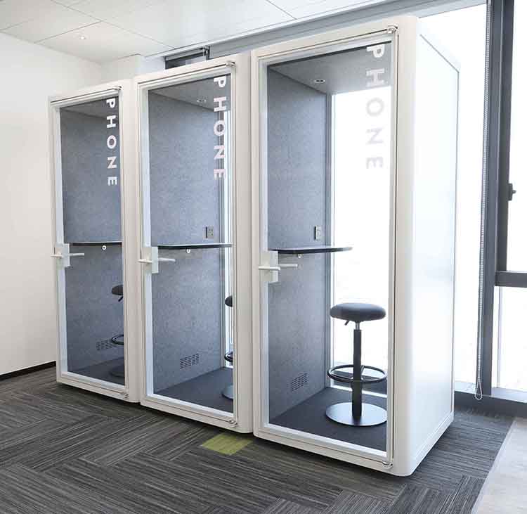 Modern design privacy accoustic soundproof office phone booth