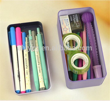 CMYK printing metal pencil box package