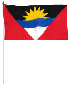 Antigua Hand Flag (HF-Antigua)