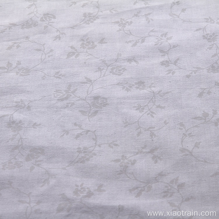 Flower Print Cloth Cotton Woven Fabric For Casket