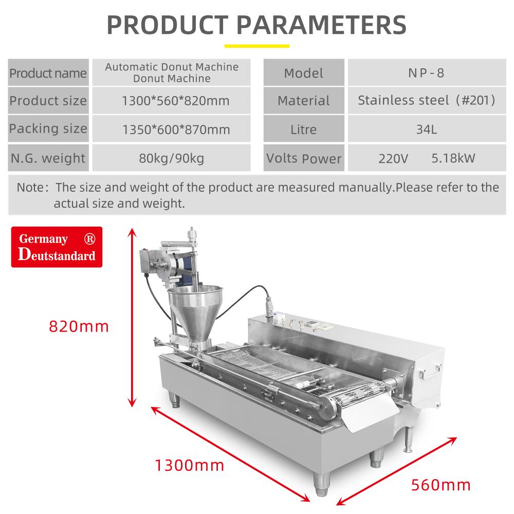 Alemania Deutstandard Auto Donut Machine con freidora a la venta