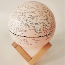 Mini World Globe with LED Lighting for Kids