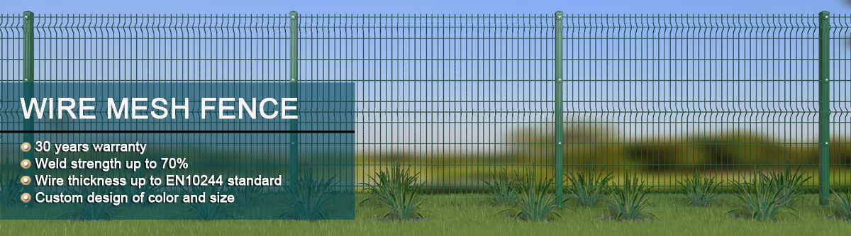 Painel de cerca de malha de fios de curva Curve Wire Mesh Fence Panel