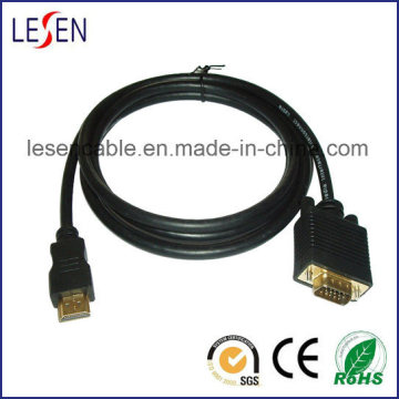 HDMI to VGA Adapter Cable Gold-Plated Connector