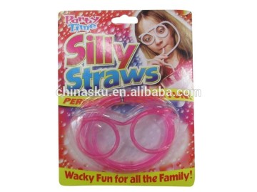 Funny drinking crazy hard plastic straws