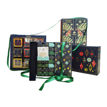 Luxury 24pcs Small Drawers Advent Calendar Tea Box